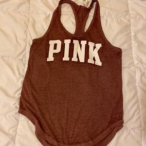PINK racerback tank top